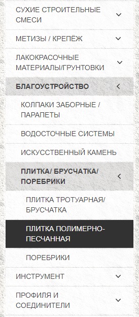 Многоуровневое древовидное меню аккордеон Многоуровневое древовидное меню аккордеон